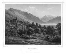 Stahlstich Montreux