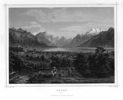 Stahlstich Vevey
